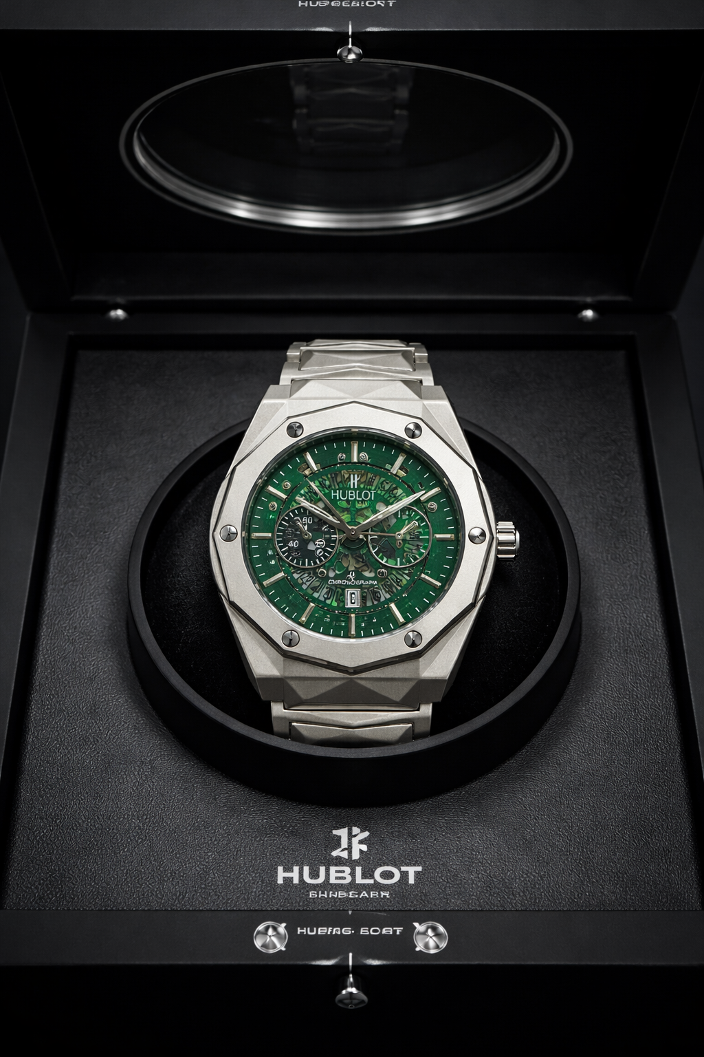 Hublot Cut Rotating Back (Swiss like)