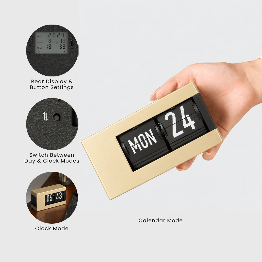 Mechanical Retro Flip Clock