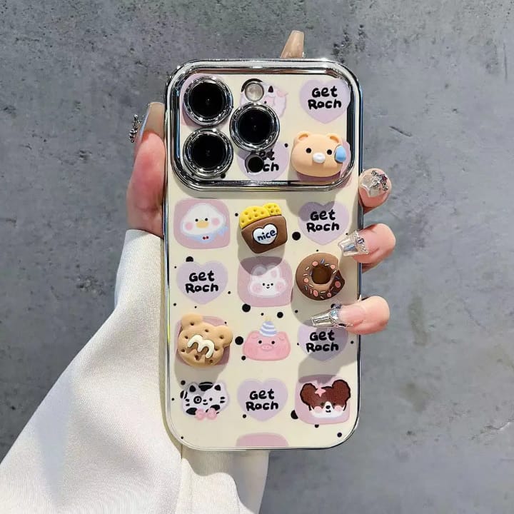 Electroplated Bear Furball Case (NEW)