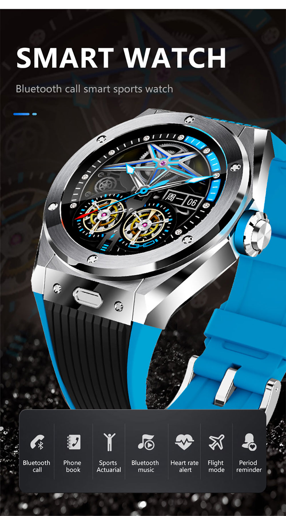 Bluetooth Sports Smart Watch