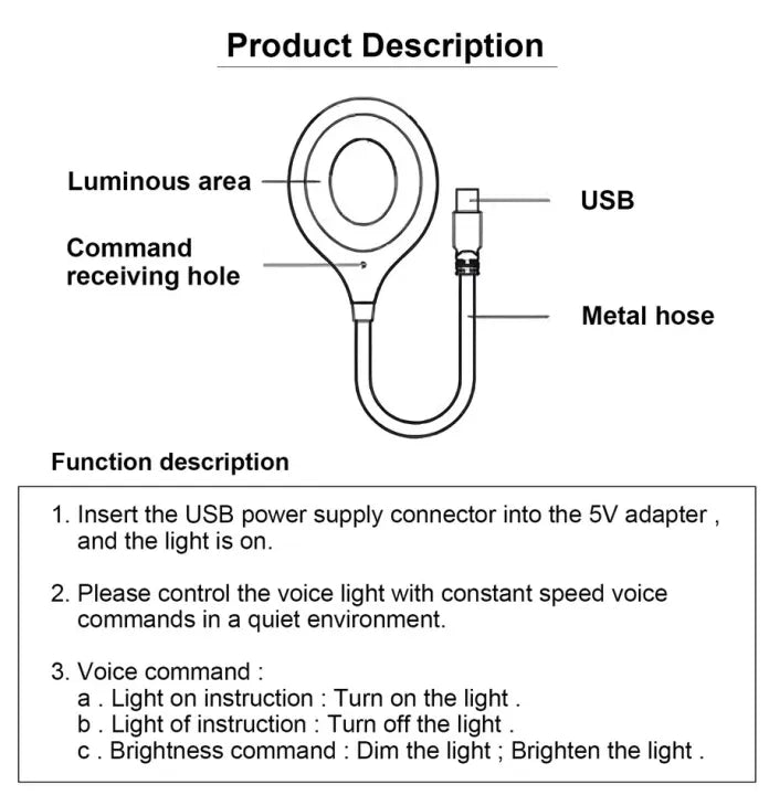 LK-50 USB Voice Smart Light