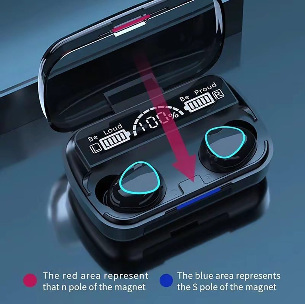 M10 Wireless Headphones Bluetooth-compatible Earphone In-Ear Headset Sports Stereo Noise Canceling Earbud/ M10 Bluetooth Earbuds