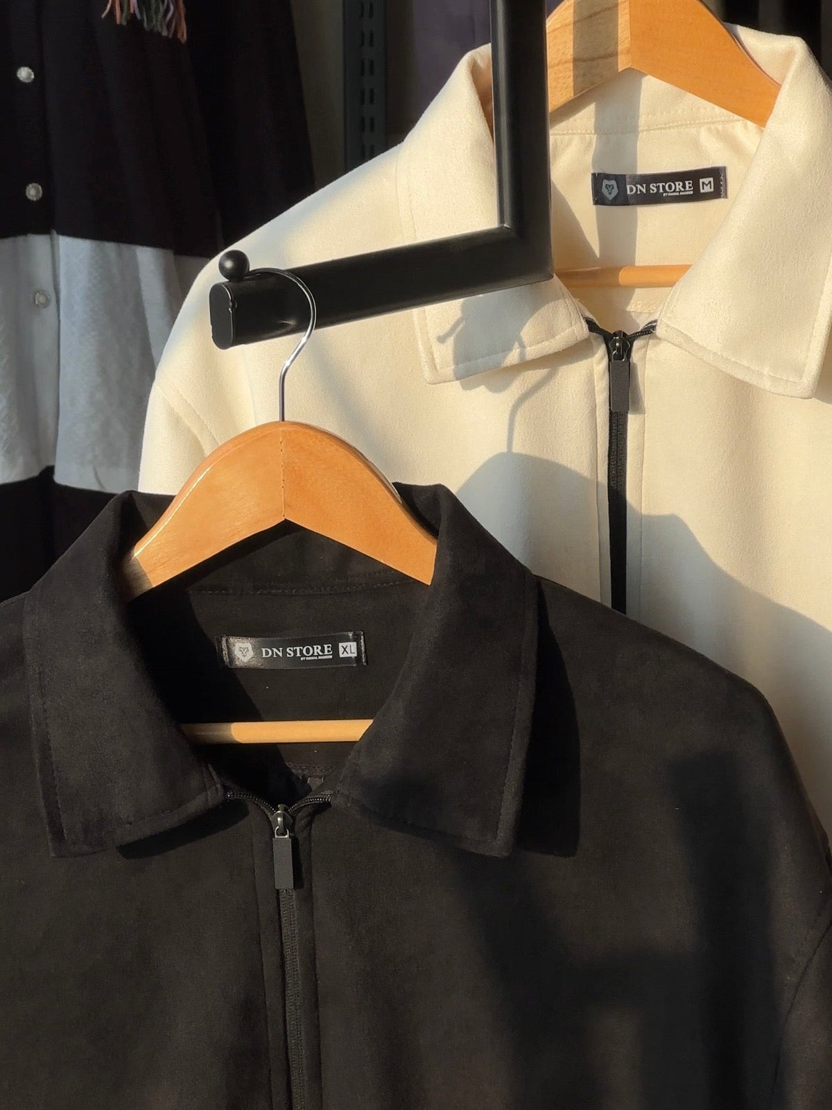 DN suede classic shacket