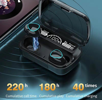 M10 Wireless Headphones Bluetooth-compatible Earphone In-Ear Headset Sports Stereo Noise Canceling Earbud/ M10 Bluetooth Earbuds