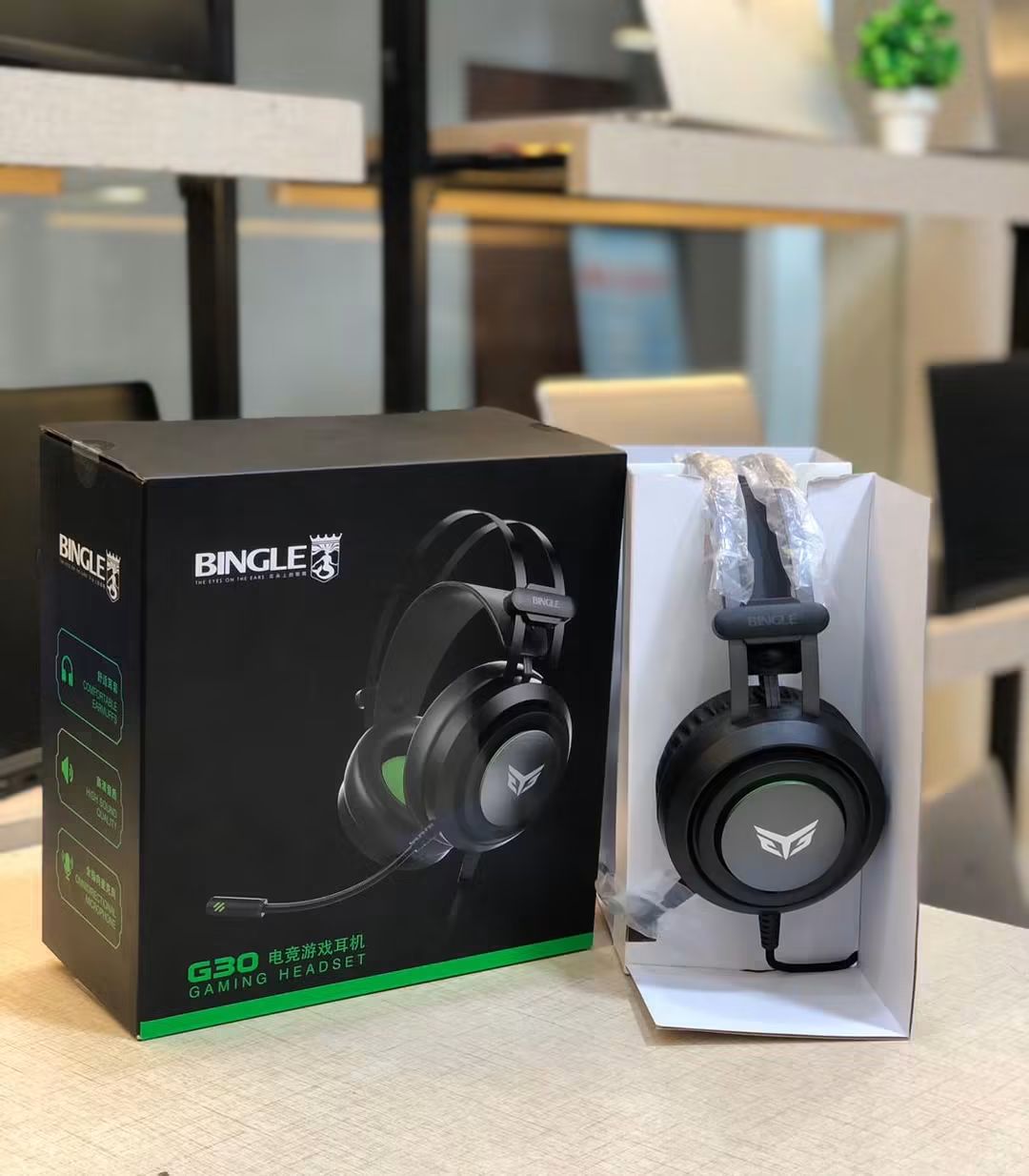 BINGLE G30 Wired Gaming Headset
