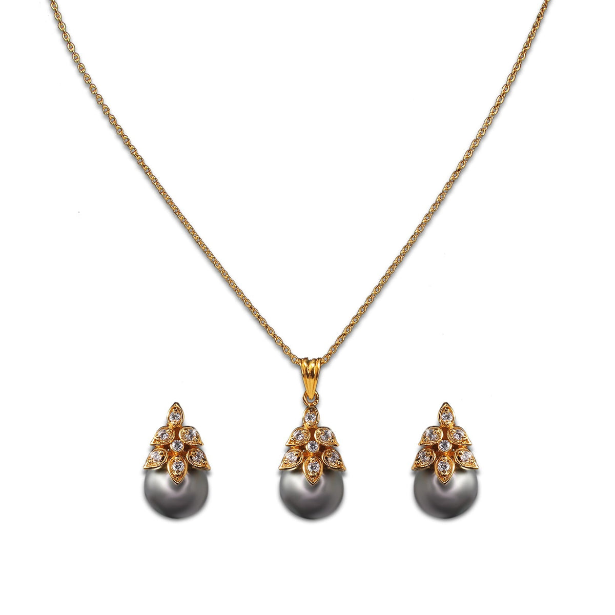 Dripping Grey Pearls