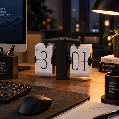 Mechanical Retro Flip Clock