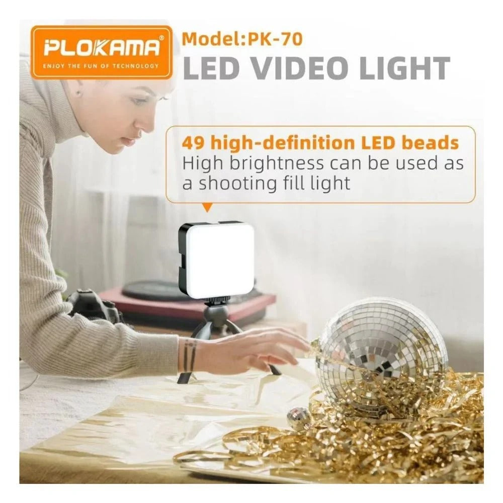 PLOKAMA LED VIDEO LIGHT PK70