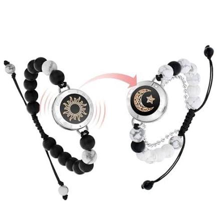 SUN&amp;MOON ELECTRIC COUPLE VIBRATING BRACLETS