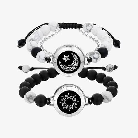 SUN&amp;MOON ELECTRIC COUPLE VIBRATING BRACLETS